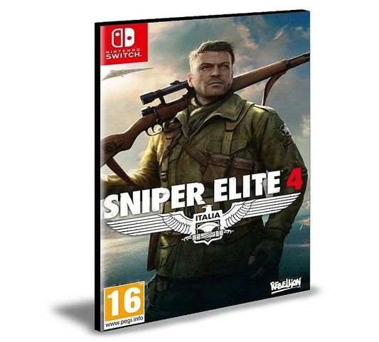 SNIPER ELITE 4 Nintendo Switch Mídia Digital