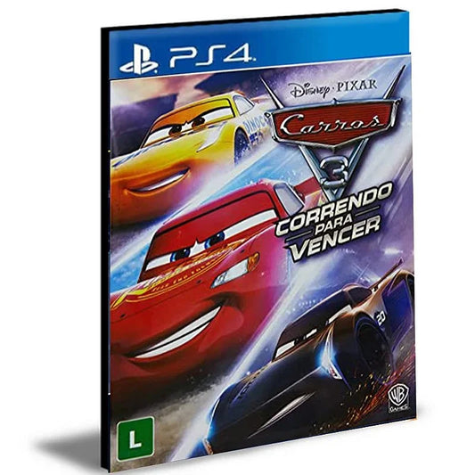 Carros 3 Correndo Para Vencer Português Ps4 e Ps5 Mídia Digital