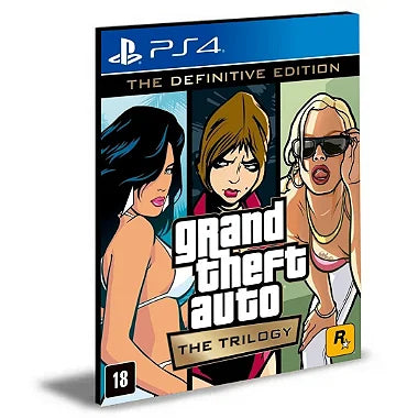 Grand Theft Auto The Trilogy The Definitive Edition PS4  Mídia Digital