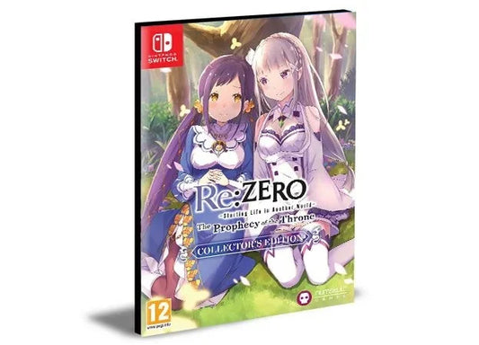 RE: ZERO THE PROPHECY OF THE THRONE NINTENDO SWITCH Mídia Digital
