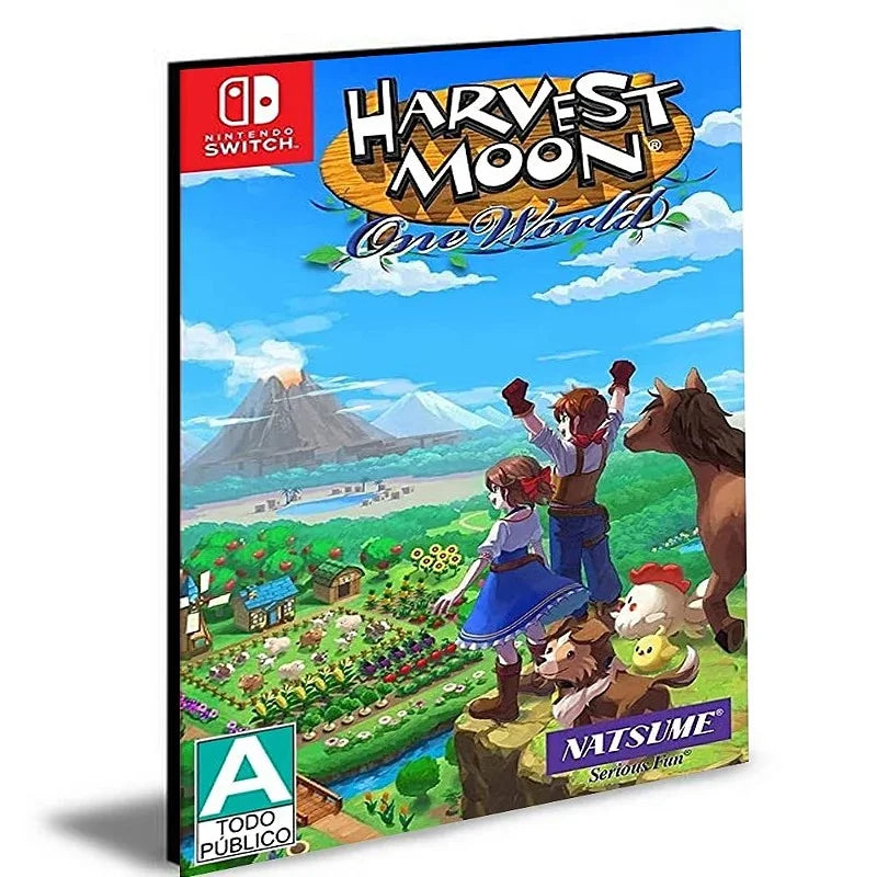 Harvest Moon One World Nintendo Switch Mídia Digital