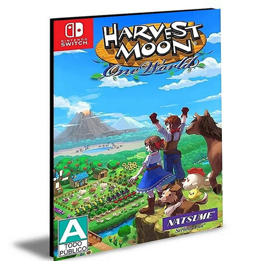 Harvest Moon One World Nintendo Switch Mídia Digital
