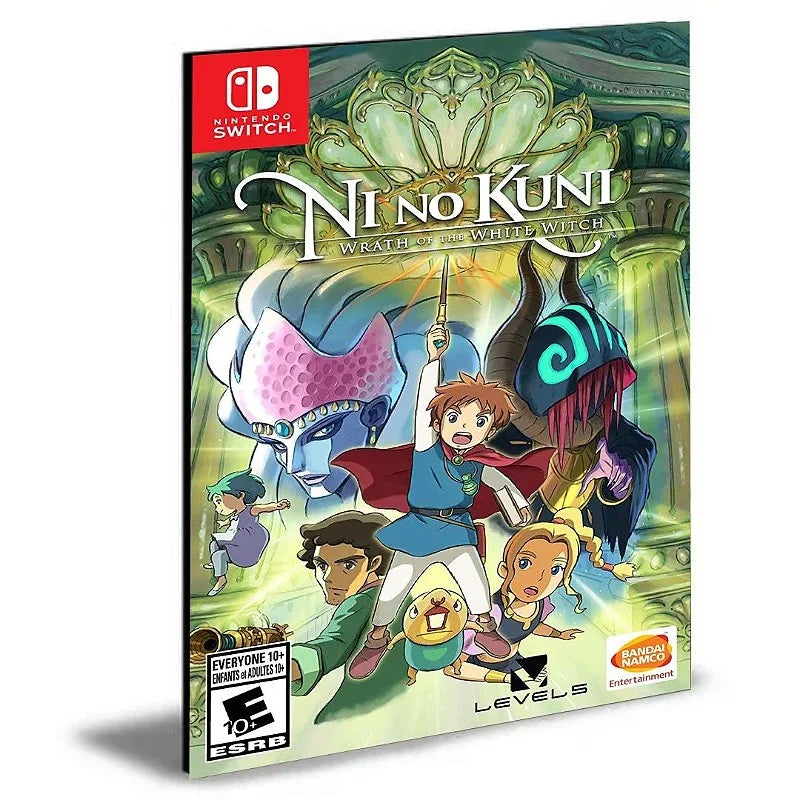 Ni no Kuni Wrath of the White Witch Nitendo Switch MÍDIA DIGITAL