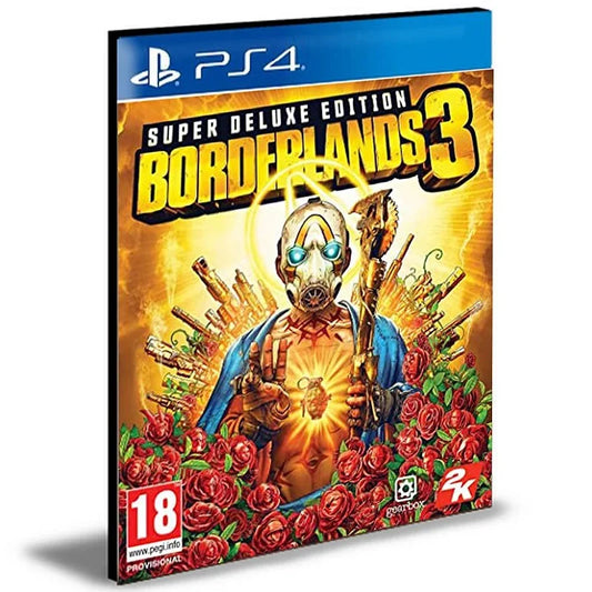 Borderlands 3 - Edição Super Deluxe Ps4 e Ps5  Mídia Digital Português