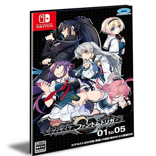 GRISAIA PHANTOM TRIGGER 01 to 05 NINTENDO SWITCH Mídia Digital