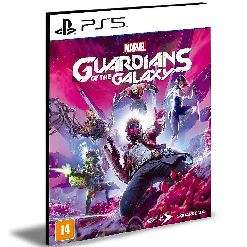 Marvel Guardiões da Galáxia Ps5 Mídia Digital
