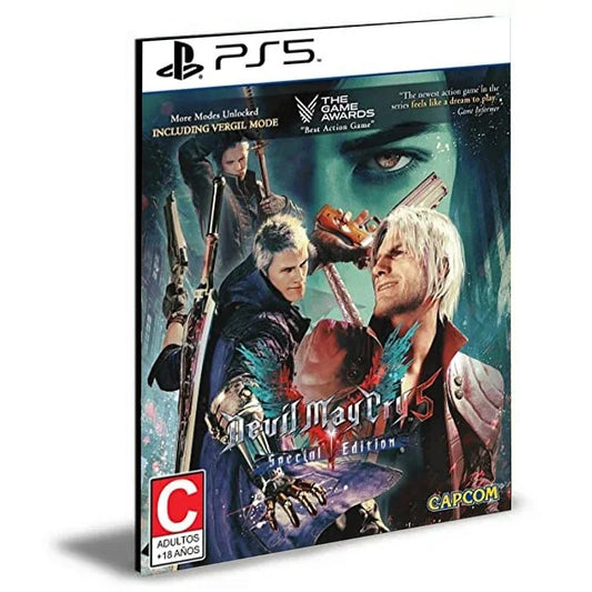 Devil May Cry 5 Special Edition Ps5 Mídia Digital