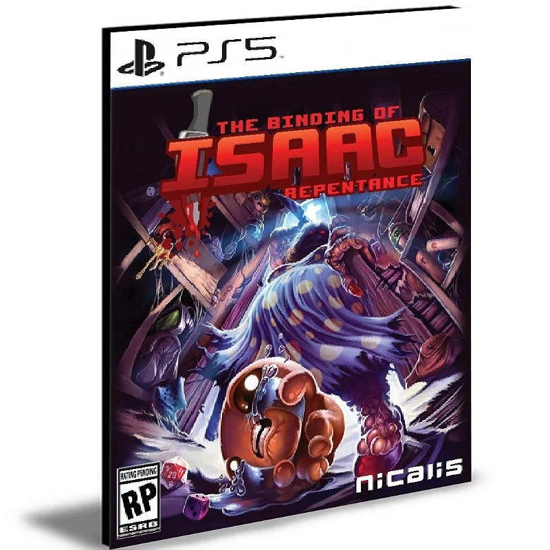 The Binding of Isaac Repentance PS5 Mídia Digital