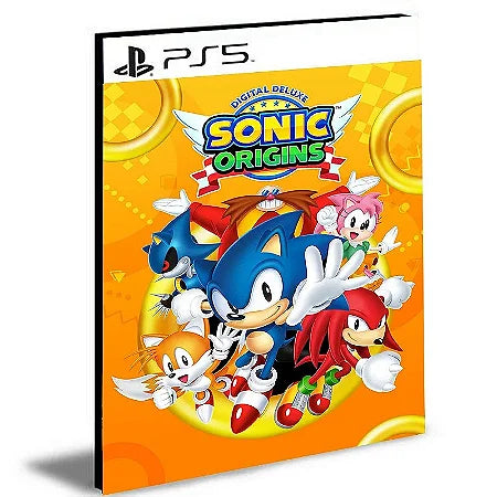 Sonic Origins Digital Deluxe PS5 Mídia Digital