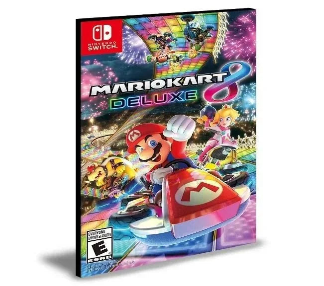 Mario Kart 8 Deluxe Nintendo Switch Mídia Digital