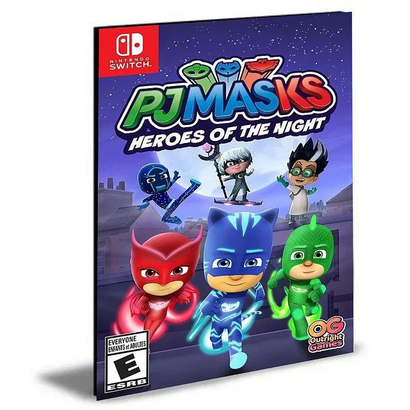 PJ MASKS HEROES OF THE NIGHT Nintendo Switch Mídia Digital