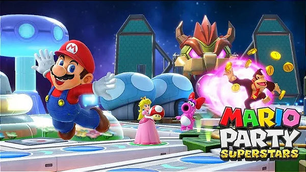 Mario Party Superstars Português Nintendo Switch Mídia Digital