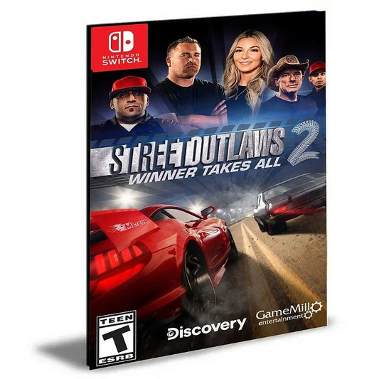 Street Outlaws 2 O Vencedor Leva Tudo Nintendo Switch Mídia Digital