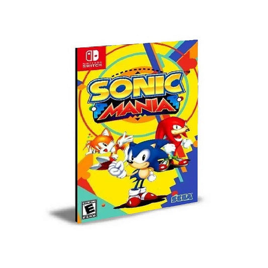 Sonic Mania NINTENDO SWITCH Mídia Digital